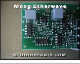 Moog Etherwave - Circuit Board * Output Board's Surface Mounted Circuitry