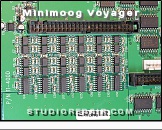 Moog Minimoog Voyager - Digital Board * Digital PCB # 11-400D REV A4 (New Design) - Sample & Hold Circuitry