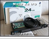 Motu 24 I/O - Complete Set * Like the other Motu firewire interfaces the 24 I/O connects to the computer by the PCI-424 card