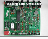 Oberheim Cyclone - Circuit Board * Component side of the printed circuit board