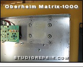Oberheim Matrix-1000 - PSU Modification * Drilling the mounting holes