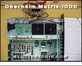 Oberheim Matrix-1000 - PSU Modification * Fitting of the new toroidal transformers