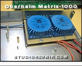 Oberheim Matrix-1000 - PSU Modification * Mounting of the new transformer board