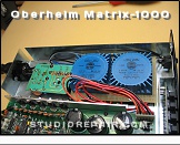 Oberheim Matrix-1000 - PSU Modification * The new transformer board fitted - any hum completely gone!