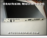 Oberheim Matrix-1000 - Front View * White-faced front panel