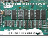Oberheim Matrix-1000 - Digital Control * 82C54 integrated programmable 16-bit counters to digitally control the oscillators