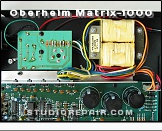 Oberheim Matrix-1000 - Power Supply * Mains filter, transformer, electrolytics and voltage regulators