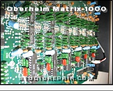 Oberheim Matrix-1000 - S&H Capacitors * Sample&Hold capacitors to catch the corresponding analog control voltages from the D/A converter