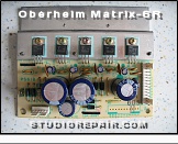 Oberheim Matrix-6R - Power Supply * PS61B Power Supply PCB
