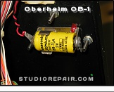 Oberheim OB-1 - Battery * Panasonic Lithium Battery BR-⅔A 3V