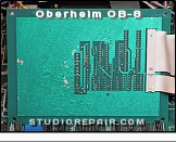 Oberheim OB-8 - MIDI Interface * PCB 1795B - MIDI Interface Board - Soldering Side