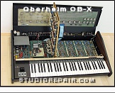 Oberheim OB-X - Opened * 8 Voice Boards and JLCooper MIDI Retrofit