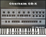 Oberheim OB-X - Panel * Sections: Oscillators / Filter / Envelopes / Programmer