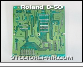 Roland D-50 - Main Board * Main Circuit Board - PCB 22925445 / Assy 76180090 - Soldering Side