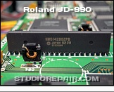 Roland JD-990 - Circuit Board * Hitachi HM514280ZP8 4MBit DRAM (40-Pin ZIP) for the CSP Circuits