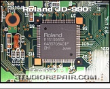 Roland JD-990 - Circuit Board * Hitachi H8/570 Mask-ROM Microcontroller