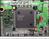 Roland JD-990 - Circuit Board * Roland MB87731A ASIC (EP Chip)