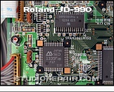 Roland JD-990 - Circuit Board * Epson SED1335F0B LCD Controller w/ 64kBit SRAM