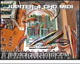 JUPITER-4 CHD JP4-KBD - Installation * CHD JP4-KBD - Keyboard Assigner Extension Board in Place and Connected