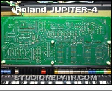 Roland Jupiter-4 - Mother Board * PCB 052-364D - Soldering Side