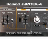 Roland Jupiter-4 - Panel Controls * LFO - Wave Form & Rate