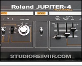 Roland Jupiter-4 - Panel Controls * Noise - On/Off Switch