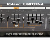 Roland Jupiter-4 - Panel Controls * VCF - ADSR Envelope, Polarity