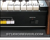 Roland Jupiter-4 - Panel Controls * Write Protection Switch