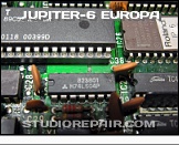 Roland Jupiter-6 Europa - Modification * New PCB Routing for the Clock-Signal