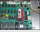 Roland JX-3P - KIWI-3P - Installation * CPU Replacement