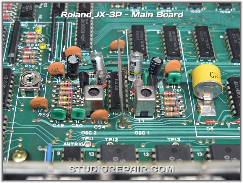 STUDIO REPAIR - Roland JX-3P - Main Board