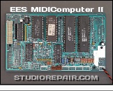 EES MIDIComputer II - Circuit Board * Main Circuit Board - Component Side