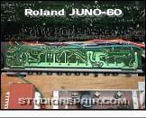 Roland Juno-60 - Jack Board * Jack Board OPH190 / PCB 052H413A - Soldering Side