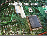 Roland MC-202 - Kenton Socket Kit * Installing Kenton's MC-202 Socket Upgrade Kit - Gate insertion points