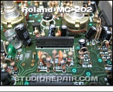 Roland MC-202 - Analog Circuitry * Roland's Custom-made BA662 - DC Controlled Variable Transconductance Amplifier (OTA).
