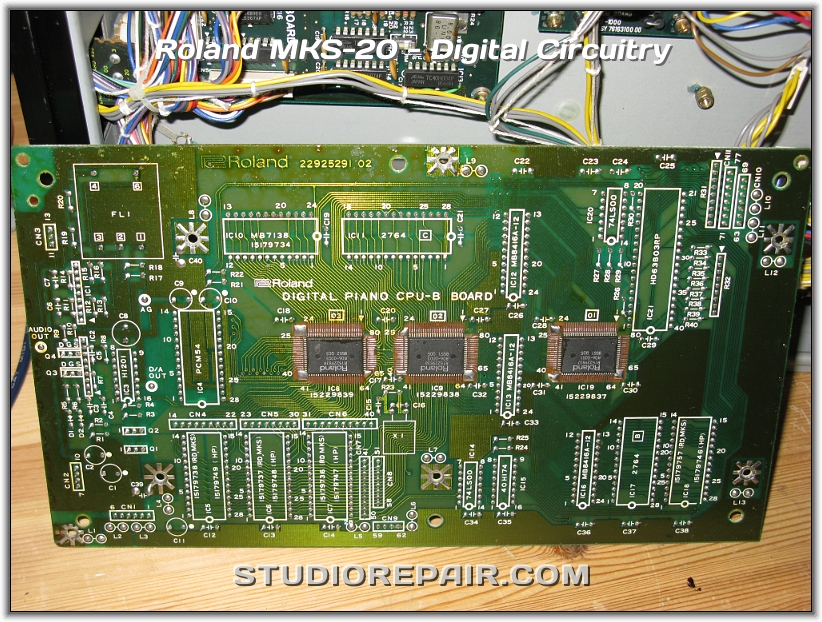 STUDIO REPAIR - Roland MKS-20 - Digital Circuitry