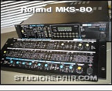 Roland MKS-80 - MPG-80 Set * The MKS-80 sound module with its MPG-80 programmer