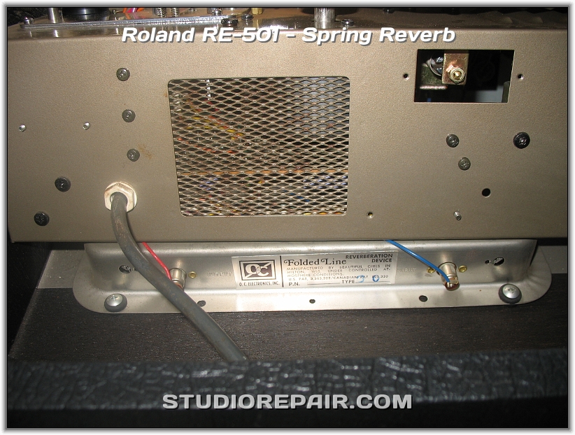 STUDIO REPAIR - Roland RE-501 - Spring Reverb