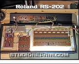 Roland RS-202 - Opened * Printed Circuits Boards