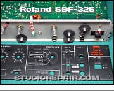 Roland SBF-325 - Front View * Panel Removed