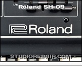Roland SH-09 - Front Panel * Logotype
