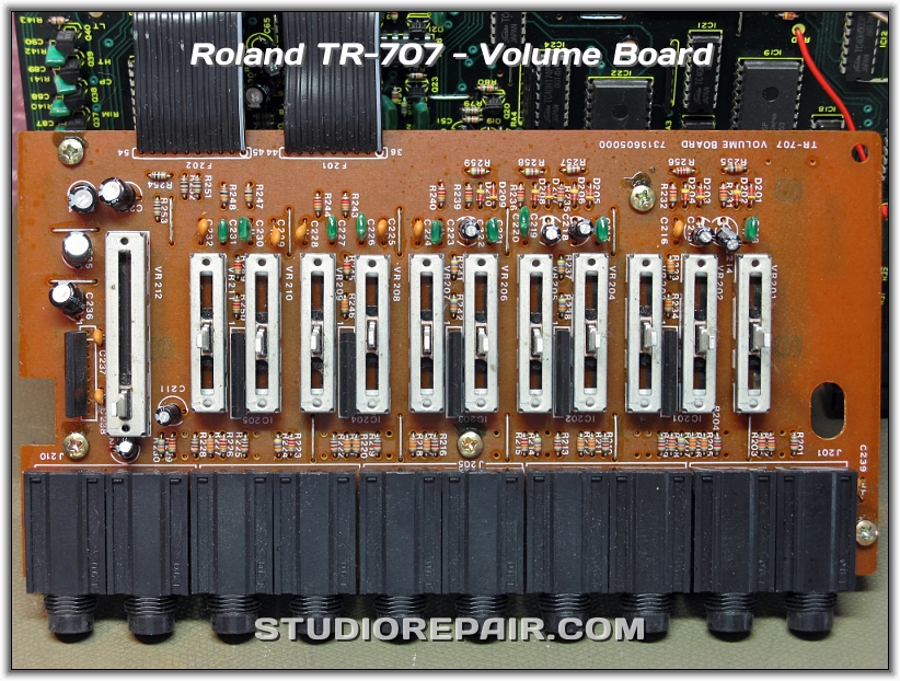 STUDIO REPAIR Roland TR-707 Volume Board