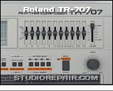Roland TR-707 - Panel View * Mixer Section