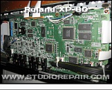 Roland XP-80 - Mainboard * Mainboard PCB (backup battery removed)