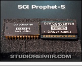Sequential Circuits Prophet-5 - D/A Converter * Two Different Versions of Burr-Brown's DAC71-CSB-I D/A Converter