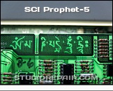 Sequential Circuits Prophet-5 - Board Marking * SCI Model 1000 Rev 3.3: Voice Board Marking