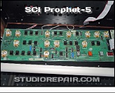 Sequential Circuits Prophet-5 - Panel Board * SCI Model 1000 Rev 3.3: PCB 2 - Left Control Panel