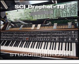 Sequential Circuits Prophet-T8 - Opened * Circuit Boards Raised