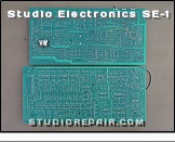 Studio Electronics SE-1 - Circuit Boards * SE1 CPU Board Rev.1 (1993) & SE-1 Voice Board Rev.2.2 (1996) - Soldering Side