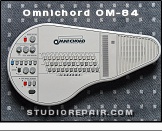 Omnichord OM-84 - Top View * …